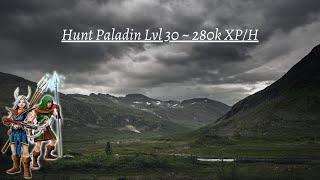 Hunt Paladin Lvl 30 ~ 280k XP/H