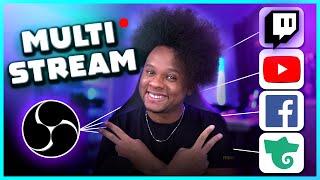 How to Live Stream on MULTIPLE Platforms - Restream tutorial (Twitch Youtube Trovo Facebook)