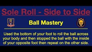 Ball Mastery 8 - Sole Roll - Side to Side