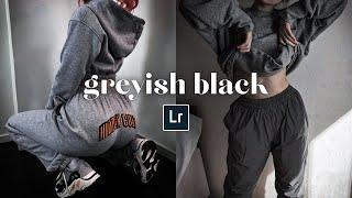 Greyish Black | Free Lightroom Mobile Presets Free Dng | ReinaMarie Presets