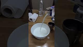 Milk Pouring To Form Crown In Slow Motion