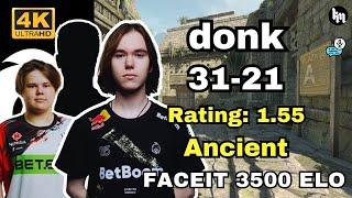 Close game! donk w/zweih/keegaN (Ancient) | Dec 30, 2024 #cs2 #pov