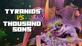 Thousand Sons vs Tyranids - Warhammer 40k 10th Edition Battle Report