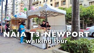 NAIA Terminal 3 - Savoy Hotel Walk | Manila Airport to Newport City Walking Tour
