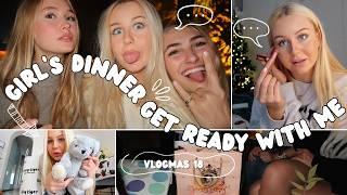 GIRL'S Dinner! Get ready with me & Geschenke einpacken | MaVie Noelle