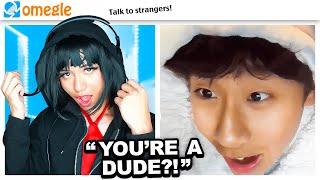 Strangers React to Being CATFISHED Omegle!