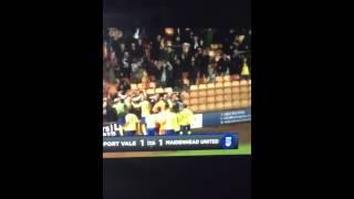 Maidenhead vs port vale (GUY FALLS DOWN THE STAIRS)