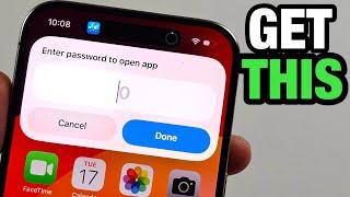 How To Lock Apps on iPhone iOS 18 with Different Password (App Lock)