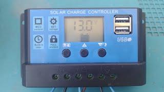 Обзор с настройками солнечного контроллера "SOLAR CHARGE CONTROLLER",модель W88-B. Подготовка к зиме