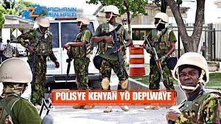 Twoup Kenyan Yo Fenk Deplwaye! - Youn Nan Polisye Yo Pale