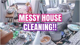 MESSY HOUSE CLEANING | SPEED CLEANING | EXTREME CLEANING MOTIVATION 2024