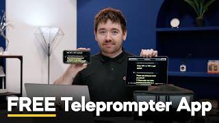 You should try this FREE Teleprompter App