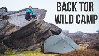Back Tor Solo Wild Camp - A Misty Night On The Moors - Peak District