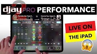 iPad DJ Mix - Algoriddim djay Pro 2 Live Performance