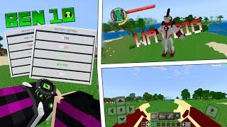 This New Ben 10 Addon Is Insane! | Ben 10 Add-on/Mods For Minecraft PE!! | (1.21.44+)