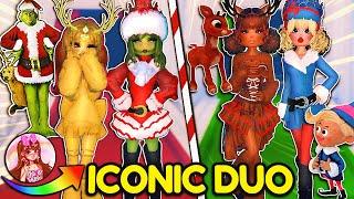 ICONIC Christmas DUOS Outfits With MY SISTER @enchanteddizzy in DRESS TO IMPRESS! | ROBLOX