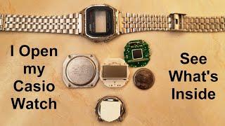 20 years old vintage Casio A159W Watch teardown: See what's keep it running for ages