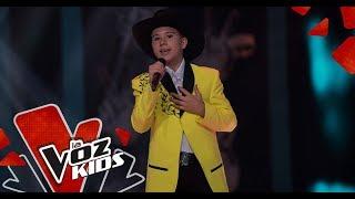 Juan Esteban sings 25 rosas - Blind Auditions | The Voice Kids Colombia 2019