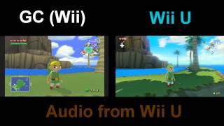 The Wind Waker HD Comparison - Wii U & GC Comparison || SD vs HD