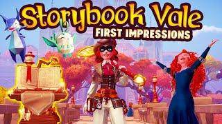 Disney Dreamlight Valley. My First Look at Storybook Vale. New DLC is INCREDIBLE!