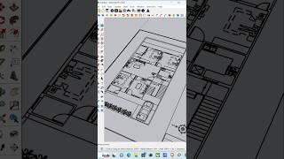 Manage scale during import plan from AutoCAD to SketchUp #shorts #new #viral