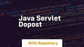 java servlet dopost