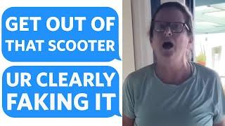 Walmart Shopper SCREAMS that I’m “FAKING MY DISABILITY”... DEMANDS I get out of my MOBILITY SCOOTER