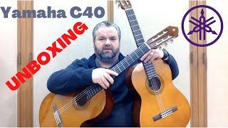 Yamaha C40 Classical Guitar UNBOXING X2