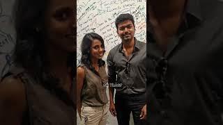 Thalapathy Vijay With Fan girl Unseen Cute Pictures ️ #shorts #trending #youtubeshorts