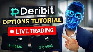 How to use DERIBIT | Live Options Trading Examples