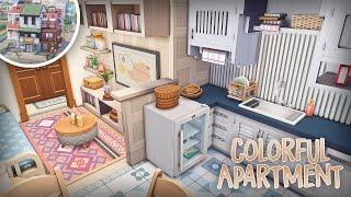 Couple's Colorful First Apartment  (Tomarang Apartment Triplex) | The Sims 4 Speed Build