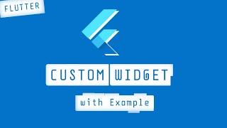 How to make a custom widget | Flutter | Coddrikaz