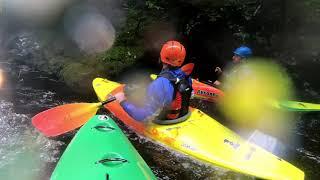 Kayaking Afon Conwy on lowish High @ 0.91 22/08/2020