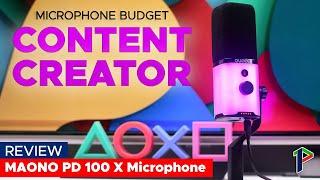 Microphone Budget Buat Partner Content Creator ?! Maono PD100X XLR/USB Gaming Mic Review Indonesia