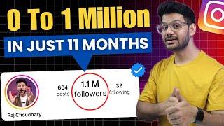 0 To 1Million  Followers In Just 1 Month  | Instagram Account Grow Kaise Kare!