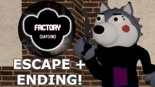 How to get “SAVIOR ENDING” BADGE + COMPLETE FACTORY MAP! PIGGY: BOOK 2 CHAPTER 6! - Roblox