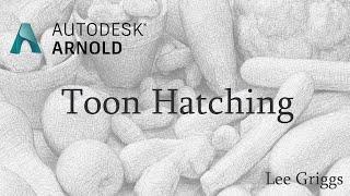 Arnold tutorial - Toon hatching shading in MtoA