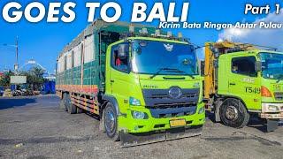 GAS BALI [1] Kirim Bata Ringan Dengan Hino 500 Tronton Ganteng Style Sumatra PT Winata Ke Pulau Bali