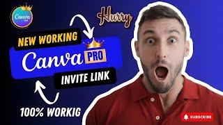 How to get CANVA PRO for free, 2025 || Canva pro free team link || 13/01/2025