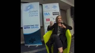 Eve Barlow at Zionism Victoria-Zionist Federation of Australia forum discusses victim culture