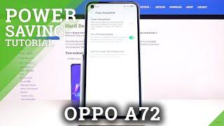 How to Turn On / Off Power Saving Mode in OPPO A72 – Extend Battery Life