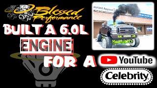 We Built a 6.0L Engine for a YouTube Celebrity @JUSTINHAWKSMITH