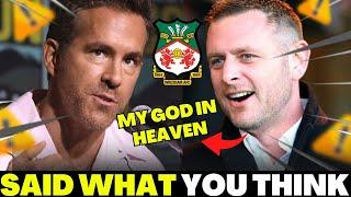 BOMB OF NOW! LOOK WHAT THE PETERBOROUGH PRESIDENT SAID ABOUT WREXHAM TO RYAN REYNOLDS!