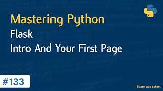 Learn Python in Arabic #133 - Flask - Intro And Your First Page