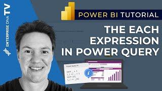 The Each Expression In Power Query / M