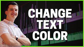 How To Change Text Color Premiere pro