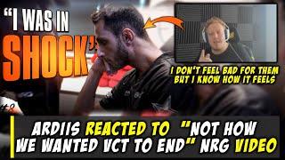 Ardiis React To NRG Video "Not How We Wanted VCT To End"