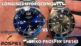Longines Hydroconquest vs Seiko SPB143 | Best Entry-Level Luxury Diver