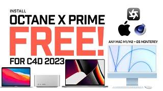 How To Install Octane X For Free- Cinema 4D 2023 - Apple M1 Mac's [Tutorial]