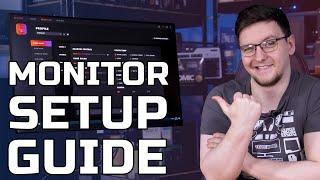 Gaming Monitor Setup Guide